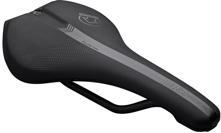 Actual product image PRO Bike Gear Saddle Turnix Team 142mm Black, Carbon Frame