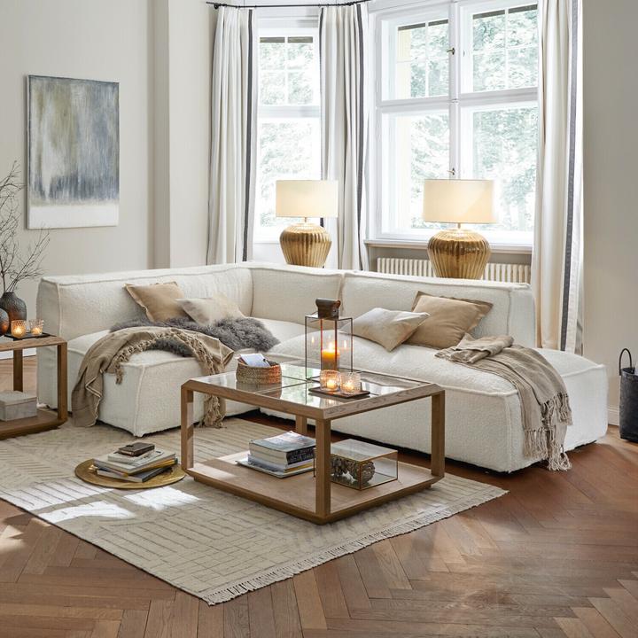 Produktbild Loberon Sofa Irula creme (Ecksofa)