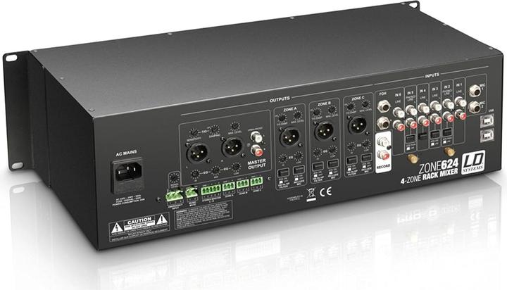 Produktbild LD Systems ZONE 624 19" 4-Zonen