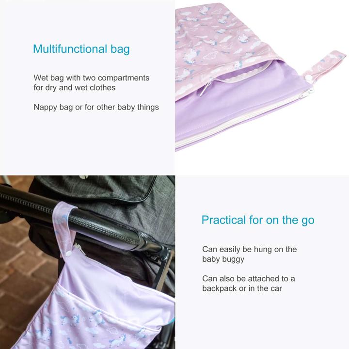 Produktbild Intirilife Wickeltasche mit Reissverschluss für Kleinkind Baby