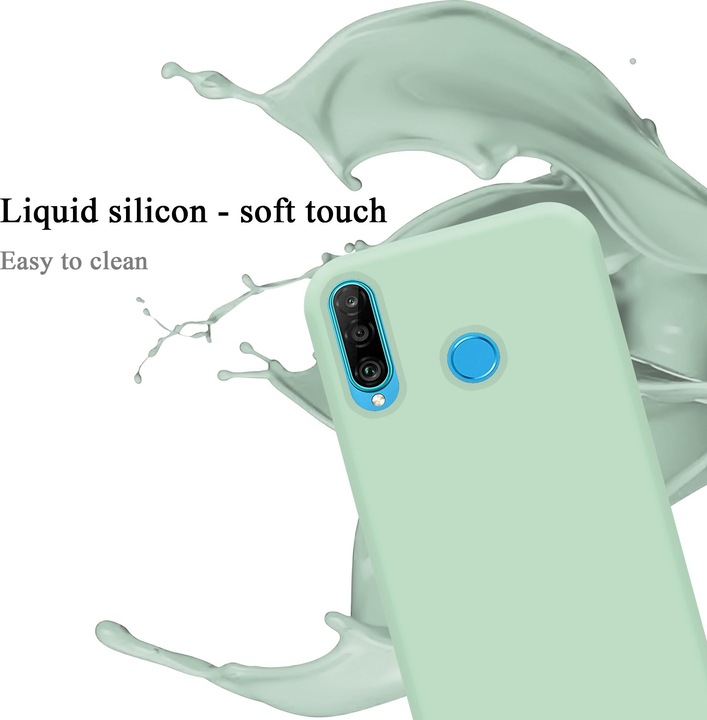 Actual product image Cadorabo TPU Liquid Silicone Case Cover (Huawei P30 Lite)