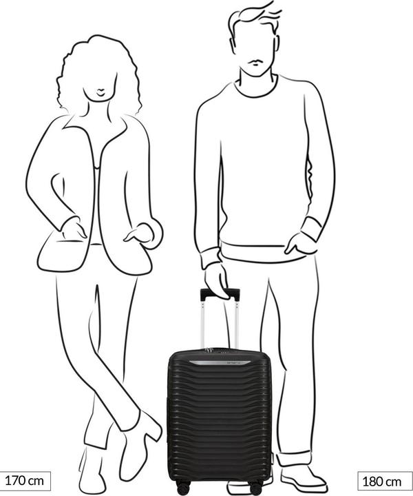 Image du produit Samsonite Upscape Trolley mit 4 Rollen erweiterbar 55cm (45 l)