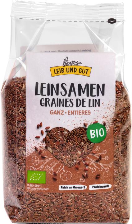 Actual product image Leib und Gut Organic flaxseed (400 g)