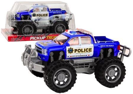 Immagine prodotto Lean Toys Blauer Polizei-Pickup-Wagen