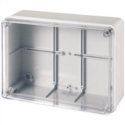 Actual product image Plastic box 150x110x70mm IP56 cover transp.