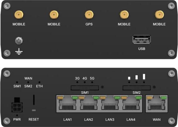 Produktbild Teltonika LTE-Industrierouter RUTM59 5G