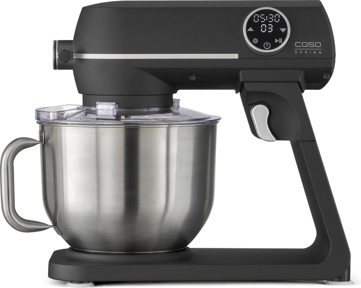 Caso Robot de cuisine KM1800 Black E, bol en acier inoxydable (1800 W)