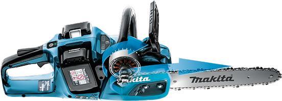 Actual product image Makita DUC355Z (Battery chain saw)