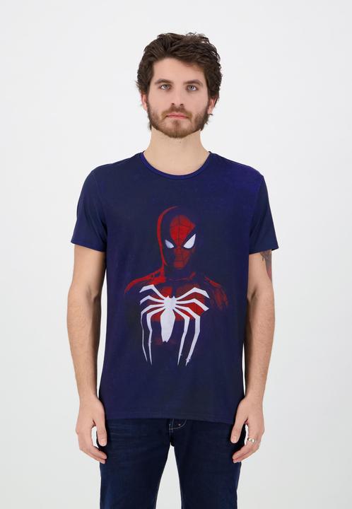 Productafbeelding Spiderman Acid Wash Heren Tshirt (L)