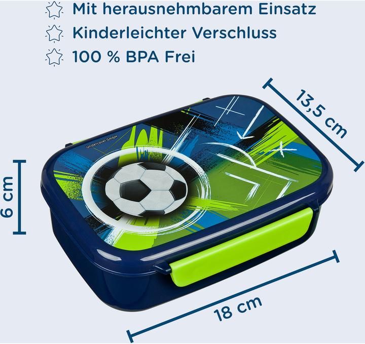 Produktbild Scooli Brotzeitdose Soccer Champ