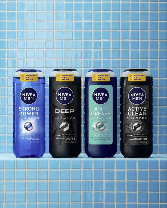 Produktbild NIVEA Tiefenreinigendes Shampoo für Herren (Active Clean Shampoo) Volumen: 500 ml (500 ml)