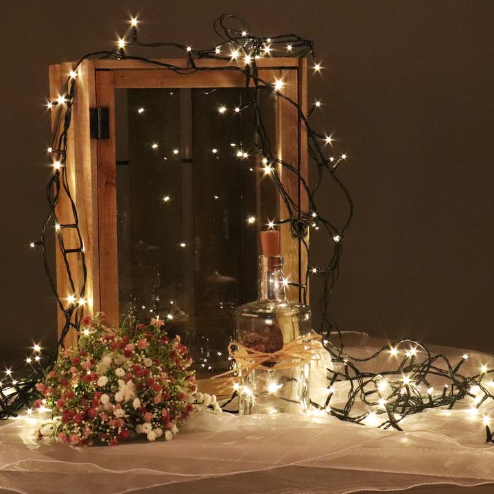 Produktbild Idena LED-Lichterkette 20er, warmw.,Innen/Aussen (3.90 m)