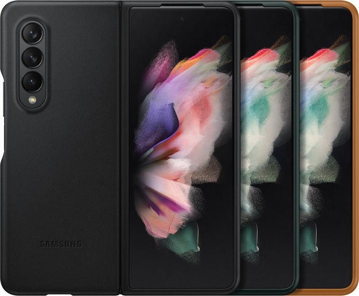 Actual product image Samsung Leather Cover (Samsung Galaxy Z Fold3)