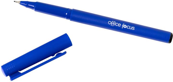 Produktbild Office focus Fineliner Focus Blau, 12 Stück, Strichstärke: 0.4 (Blau, 12x)