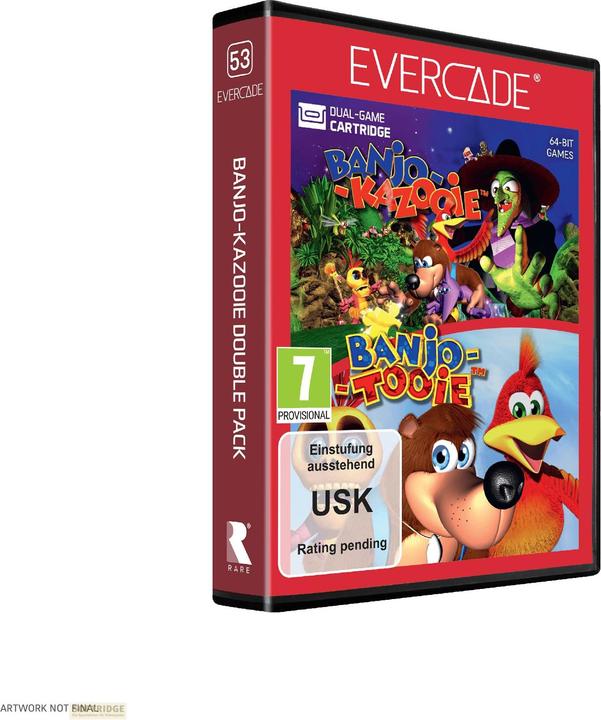 Actual product image Blaze Evercade Nexus & Banjo Kazooie Double Pack