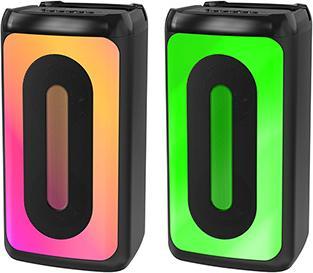 Produktbild Defender CONCERTO Bluetooth Lautsprecher 20W MP3/FM/SD/USB/AUX/TWS/LED/MIC KARAOKE schwarz + Mikrofo