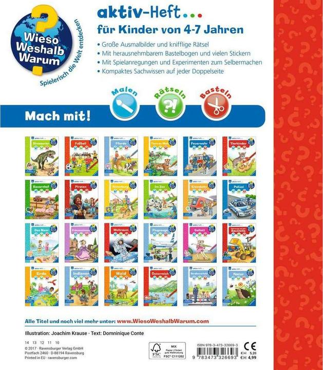 Produktbild Ravensburger Weltraum (Deutsch, Joachim Krause, 2017)