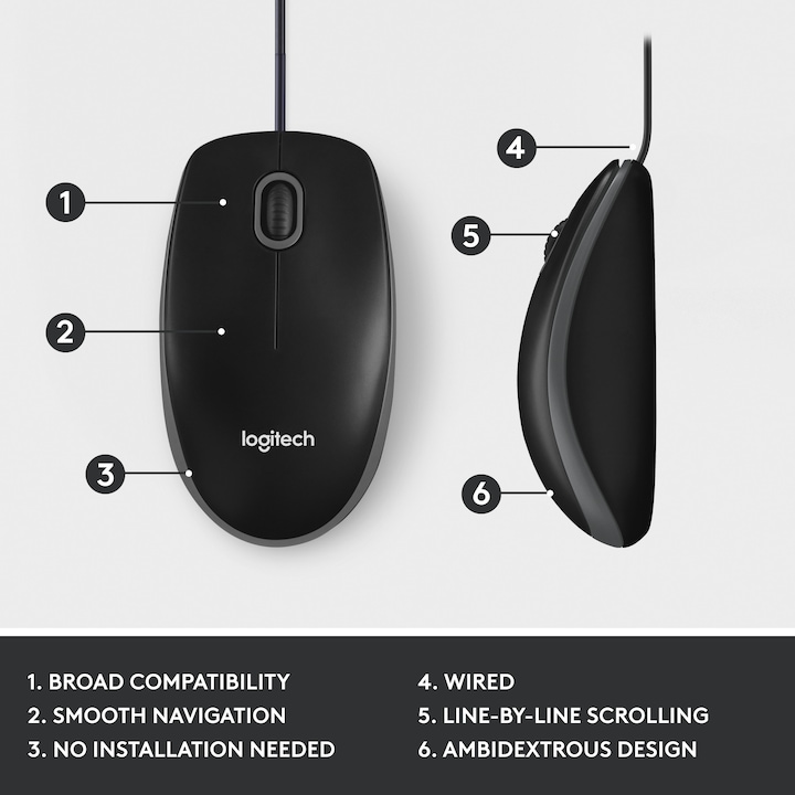 Produktbild Logitech M100 (Kabelgebunden)