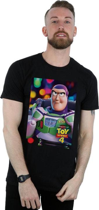 Immagine prodotto Disney Toy Story 4 Buzz Lightyear Poster Maglietta Uomo (XL)