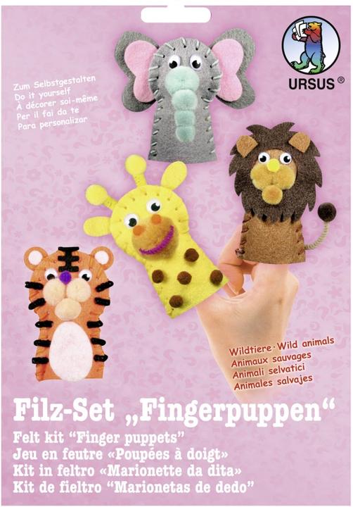 Produktbild Ursus Filz-Set Fingerpuppen Wildtiere