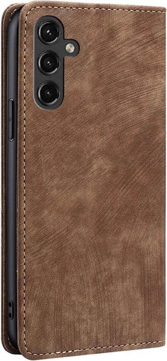 Actual product image Cover-Discount Galaxy A14 - Cover with RFID Blocker brown (Samsung Galaxy A14)