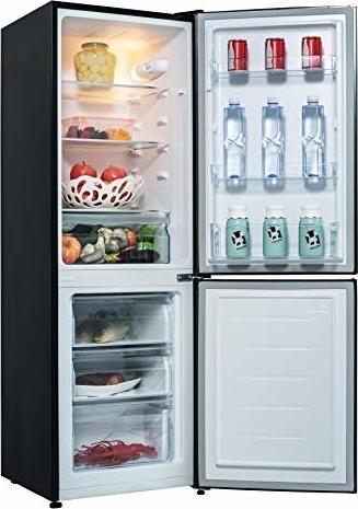 Produktbild CHiQ FBM157L42 - Koel-vriescombinatie - 157 Liter (109 + 48) - Donker RVS - Omkeerbare deuren (157 l)