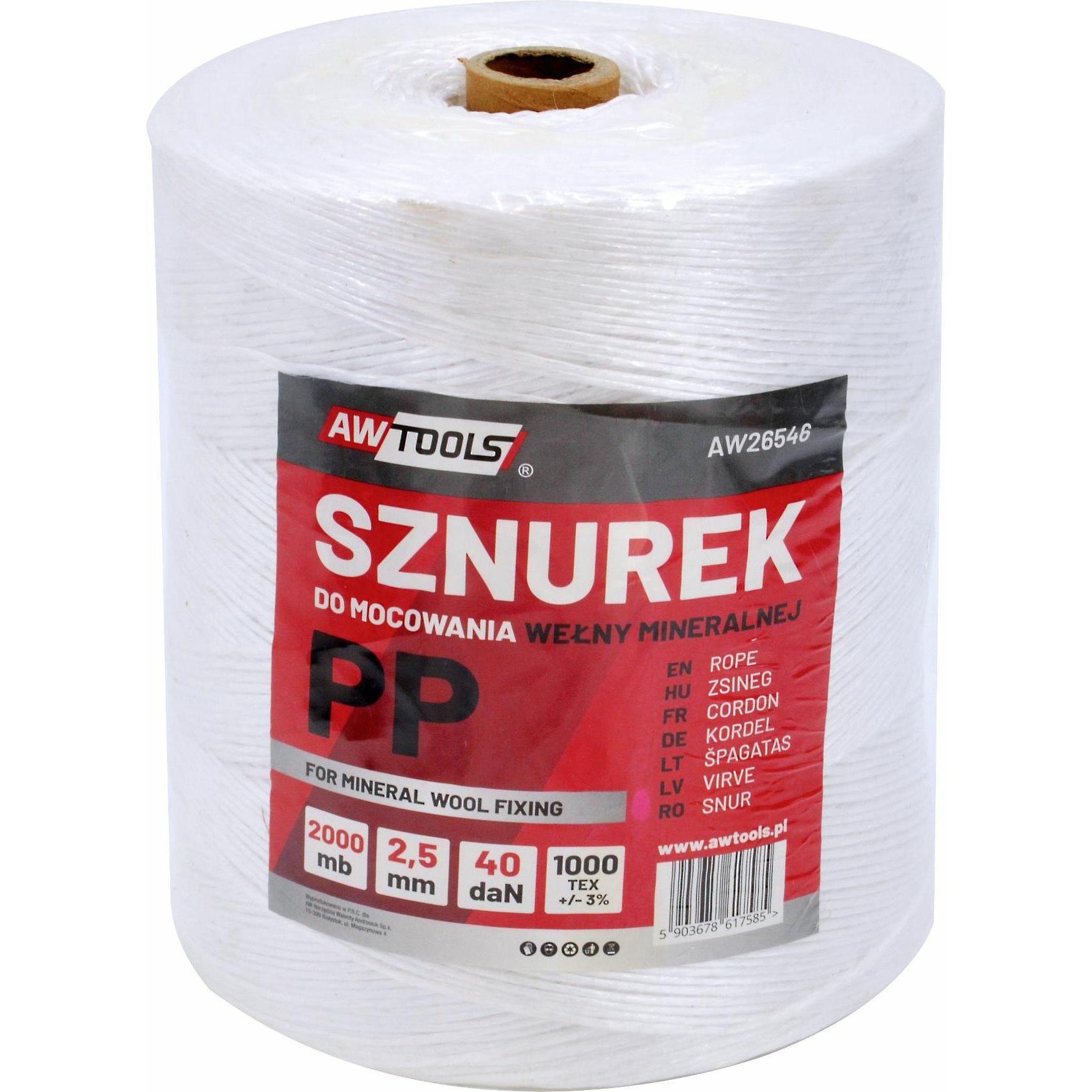 Awtools, Accessori per piante, Sznurek Pp Do Podwiązywania Wełny 1500m