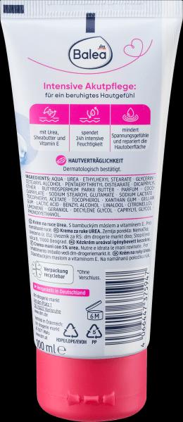 Actual product image dm Balea Hand cream urea (100 ml)