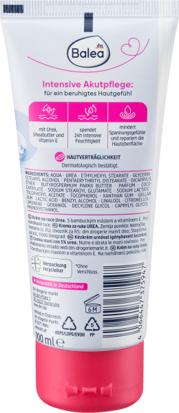 Image du produit dm Balea Crème pour les mains à l'urée (100 ml)