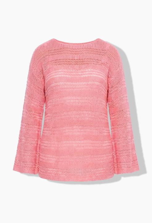 Produktbild Angel of Style Pullover, Boxy Fit, Lochstrick, Langarm (58, 60)