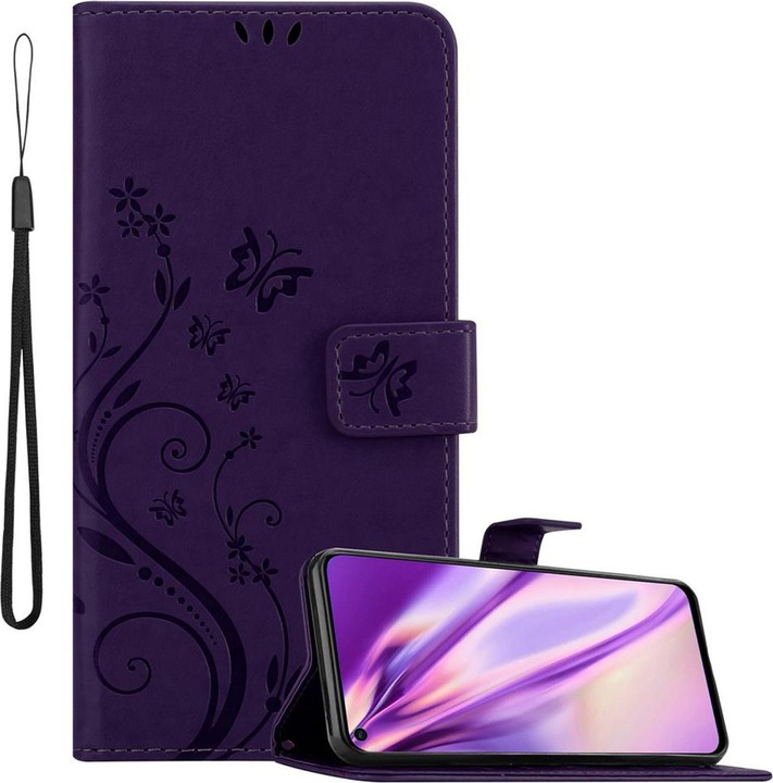 Floral dark purple