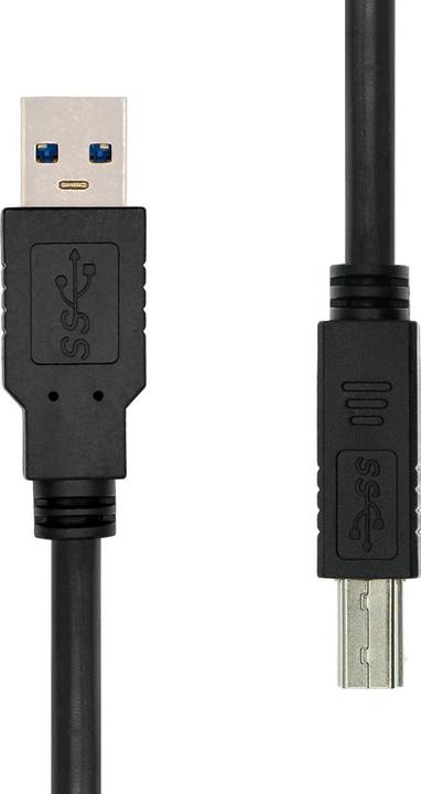 Produktbild ProXtend USB 3.2 Gen1 Cable A to B M/M Black 5M (5 m, USB 3.2 Gen 1)