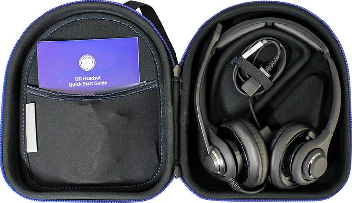 Produktbild JPL -611-PB Headset Wired Head-band Office/Call center Black (Kabelgebunden)