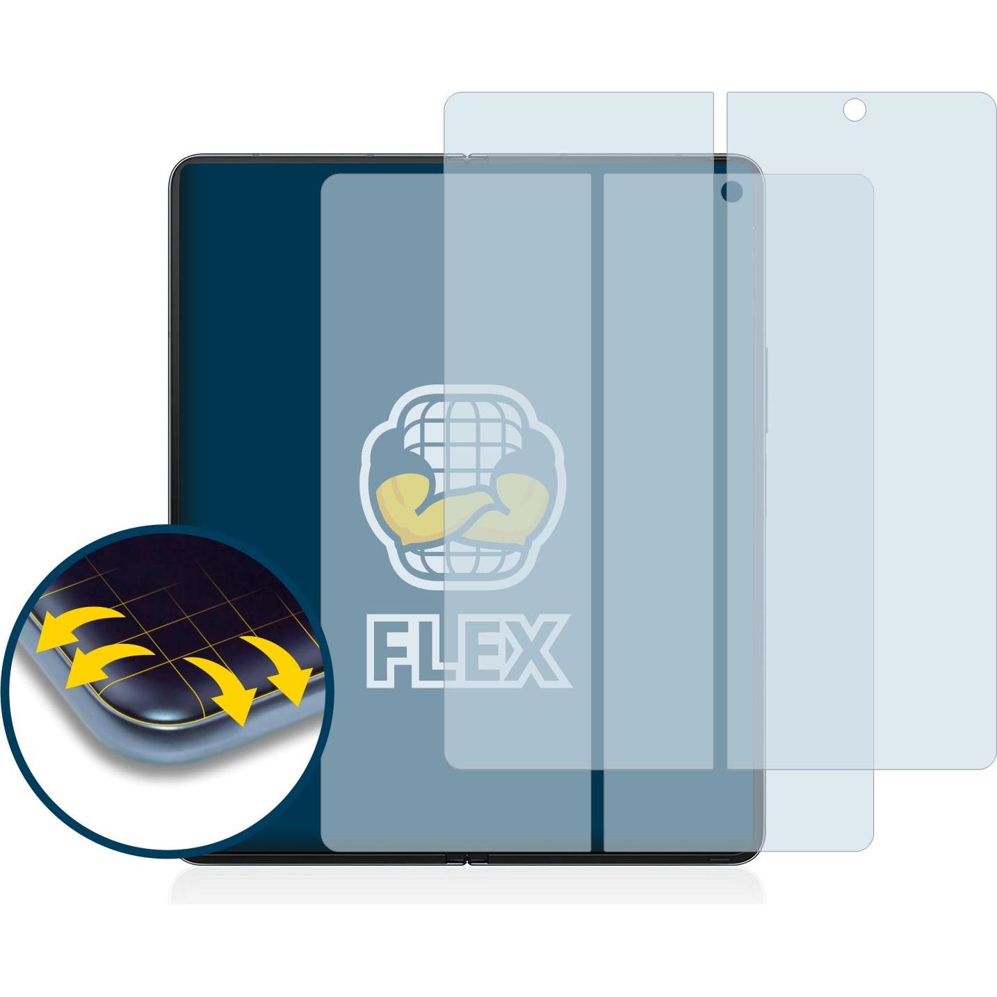 Thumbnail - BROTECT Full-Cover Displayschutz (2 Stück, Samsung Galaxy Z Fold4), Smartphone Schutzfolie, Transparent