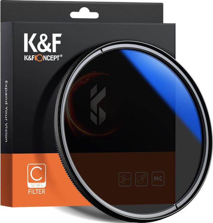Immagine prodotto K&F Concept CPL Filter w/ Multi Layer Coating 62mm (62 mm, Filtri polarizzanti)