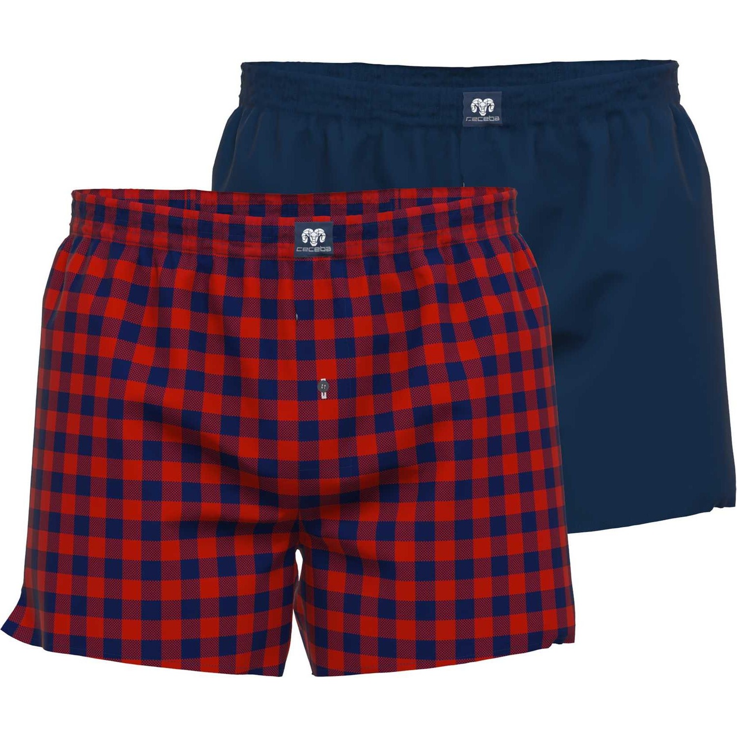 Ceceba, Herren, Unterhosen, Boxershort Casual Bequem sitzend, Mehrfarbig, (3XL, 2er Pack)