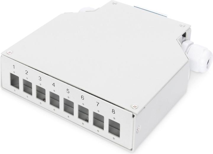 Digitus Hutschienen Spleissbox für 8 LC/DX Kupplungen