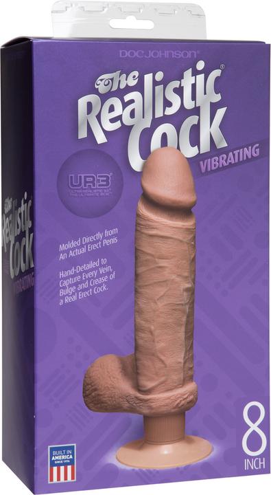 Actual product image Doc Johnson The Realistic Cock - UR3 - Vibrating