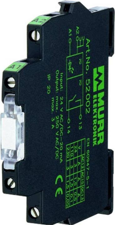 Produktbild Murr Elektronik Optocoupler, MIRO TR, 48Vdc, 2A Screw