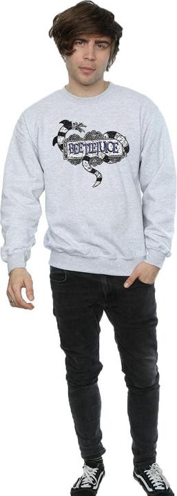 Produktbild Beetlejuice Sandwurm Logo Baumwolle Sweatshirt (S)