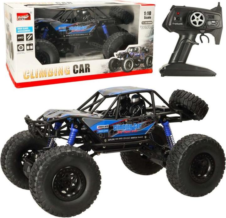 Actual product image Ikonka RC Crawler climbing car 1:10 4WD 48cm blue