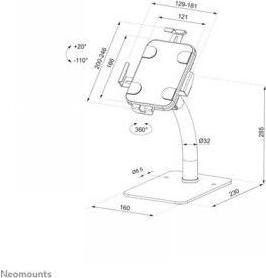 Image du produit Neomounts DS15-625WH1