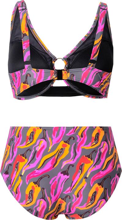 Image du produit Ulla Popken Bikini imprimé piments, bonnets souples, matières recyclées (50)