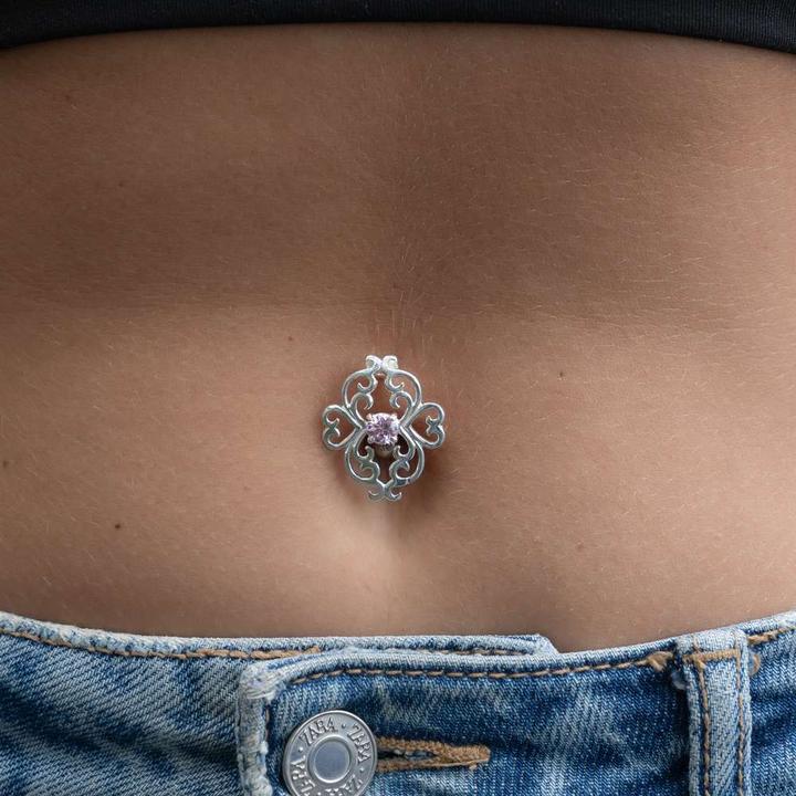 Immagine prodotto Bijouteria Piercing ventre (Acciaio inossidabile, Zirconia, Argento 925)