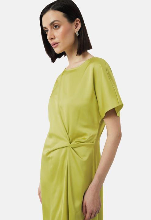 Actual product image Comma Kleid Fliessendes Satinkleid mit Knotendetail (38)