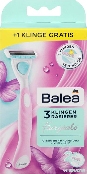 Produktbild dm Balea Rasierer Fairytale 3 Klingen