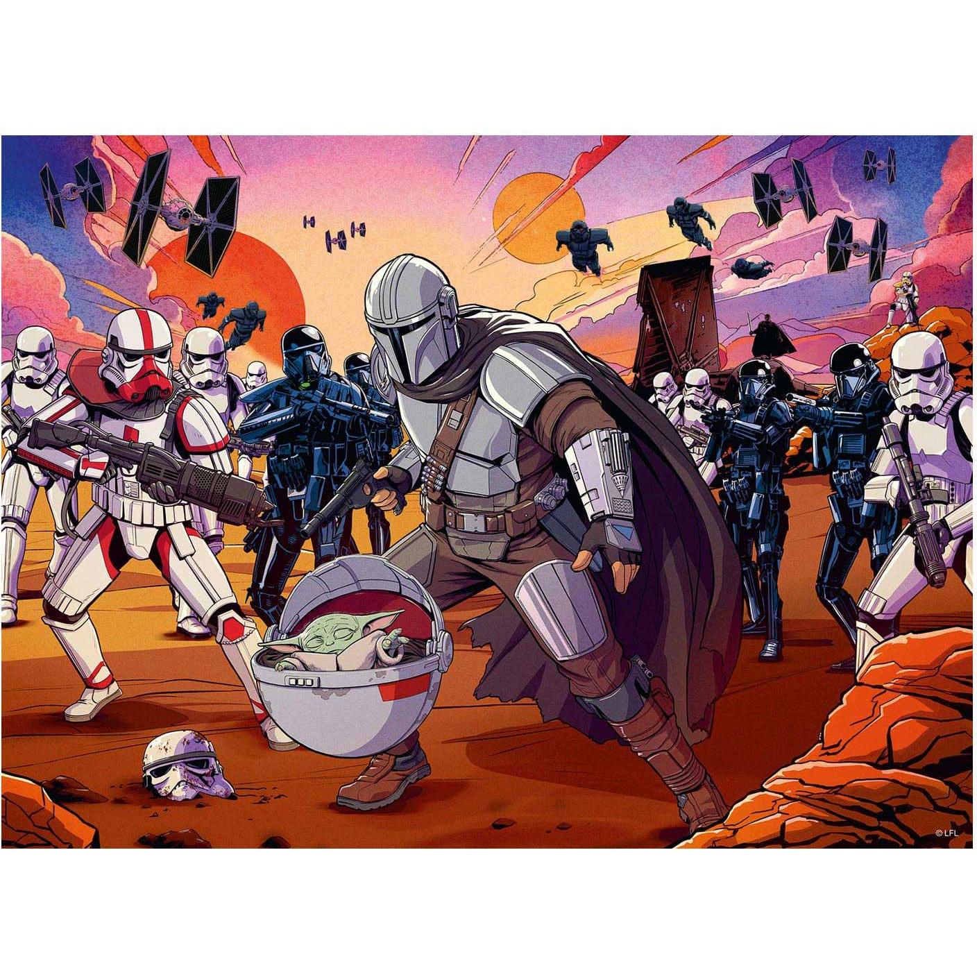 Thumbnail - Ravensburger The Mandalorian - The Showdown Puzzle, 200 Teile. (200 Teile)