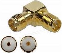 Actual product image Delock Adapter RP-SMA male to SMA male C6801 (Network cable plug)