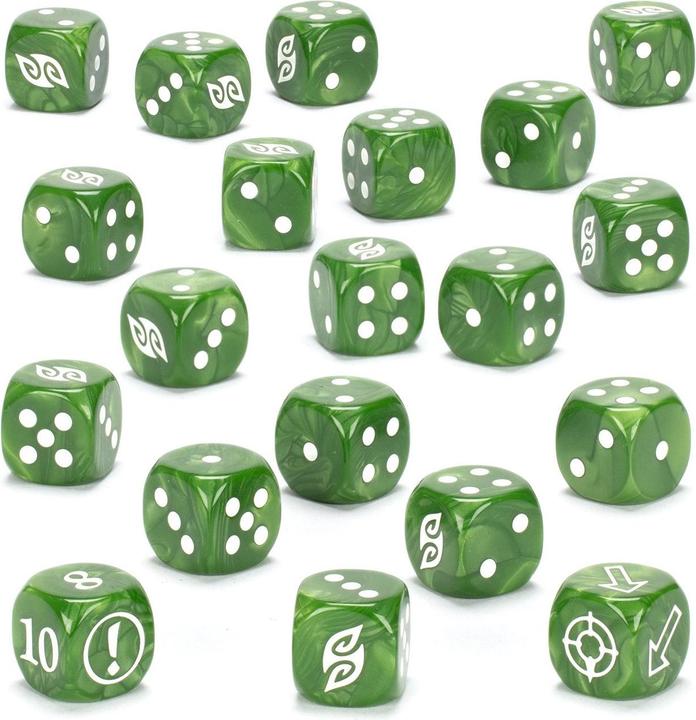 Games Workshop Warhammer ToW - Royaumes des Elfes Sylvains Set de Dés