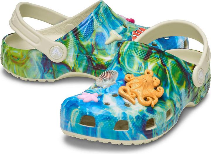 Actual product image Crocs T's Classic Under the Sea Clog (23)